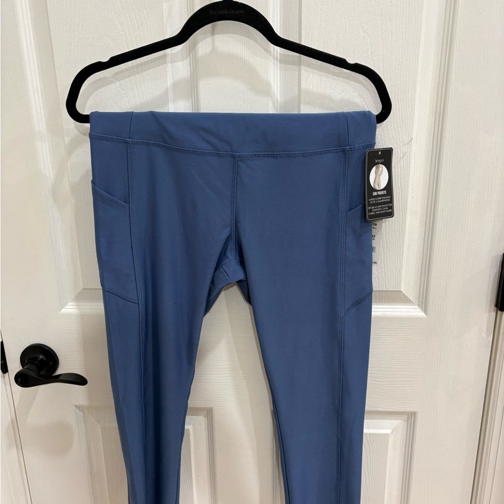 VOGO Athletica Blue Women's Athletic Leggings - Picture 3 of 3